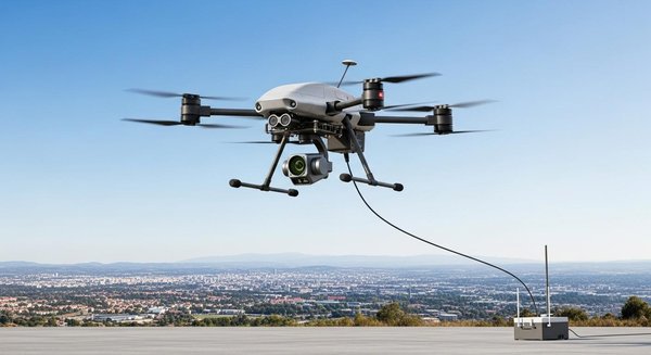 Tethered drones : empowering continuous aerial surveillance solutions !